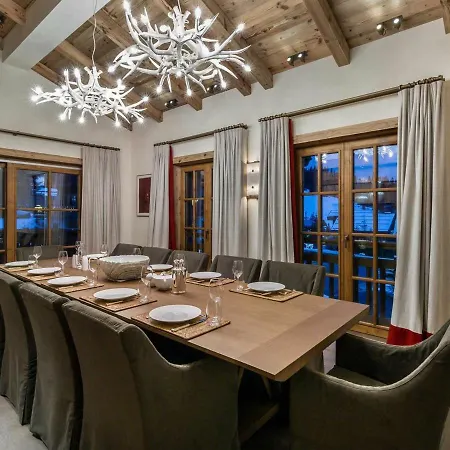 Chalet Raffine Avec Chambres Luxueuses Et Services Inclus - Fr-1-564-62 *